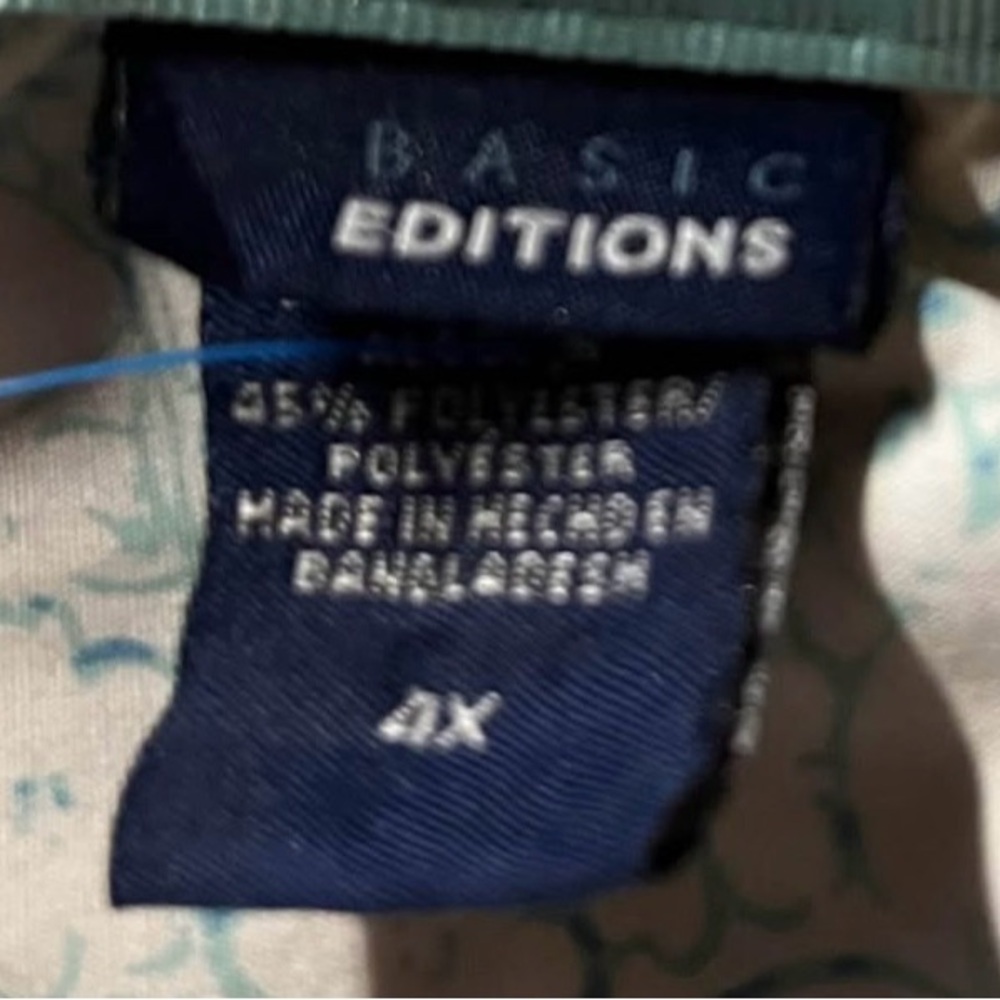 Floral Women's Top - White and Purple - Picture 9 of 9